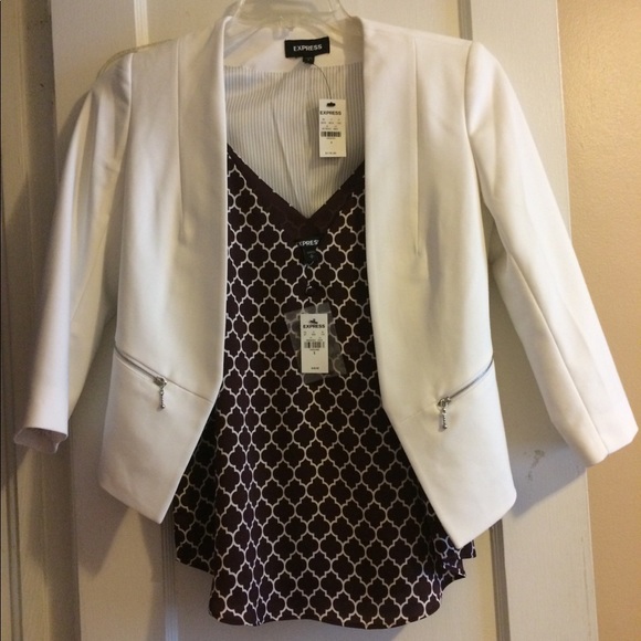 Express Tops - Suit jacket and tank top